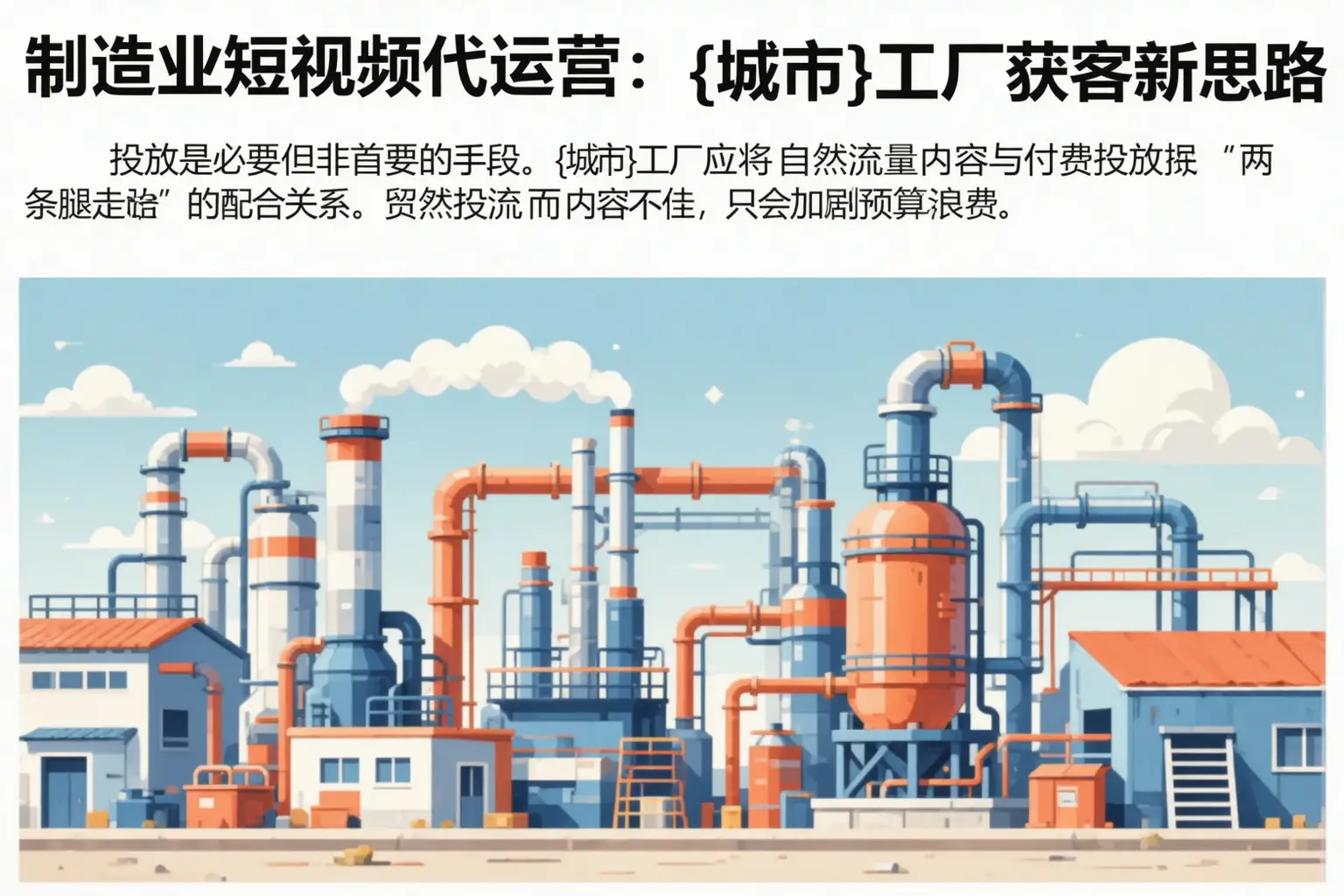 制造业短视频代运营：沙洋工厂获客新思路